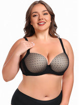 Women Plus Size Lace Mesh Transparent Bra | PRUSES - PRUSES