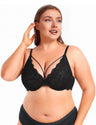 Women Plus Size Lace Splicing Thoracic Support Bra | PRUSES - PRUSES
