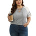 Women Plus Size Lace Up Front Tops | PRUSES - PRUSES