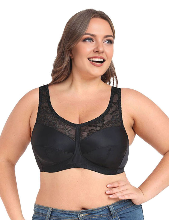 Women Plus Size Lace Wide Strap Bra | PRUSES - PRUSES
