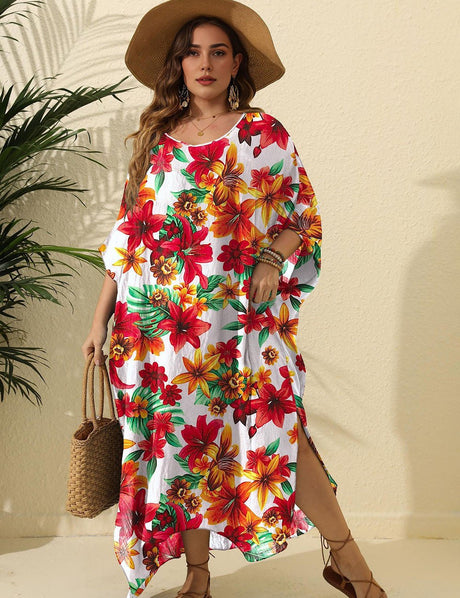 Women Plus Size Large Floral Loose | PRUSES - PRUSES