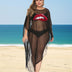 Women Plus Size Leopard Lips Irregular Cover - Up | PRUSES - PRUSES