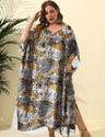 Women Plus Size Leopard Print Cover - Up Floor Length | PRUSES - PRUSES