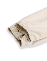 Women Plus Size Light Beige Hooded Windbreaker Coat - PRUSES