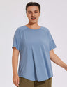 Women Plus Size Lightweight Breathable Quick Dry Yoga Top | PRUSES - PRUSES
