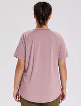 Women Plus Size Lightweight Breathable Quick Dry Yoga Top | PRUSES - PRUSES