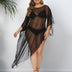 Women Plus Size Mesh Beach Cover Up | PRUSES - PRUSES