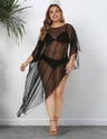 Women Plus Size Mesh Beach Cover Up | PRUSES - PRUSES