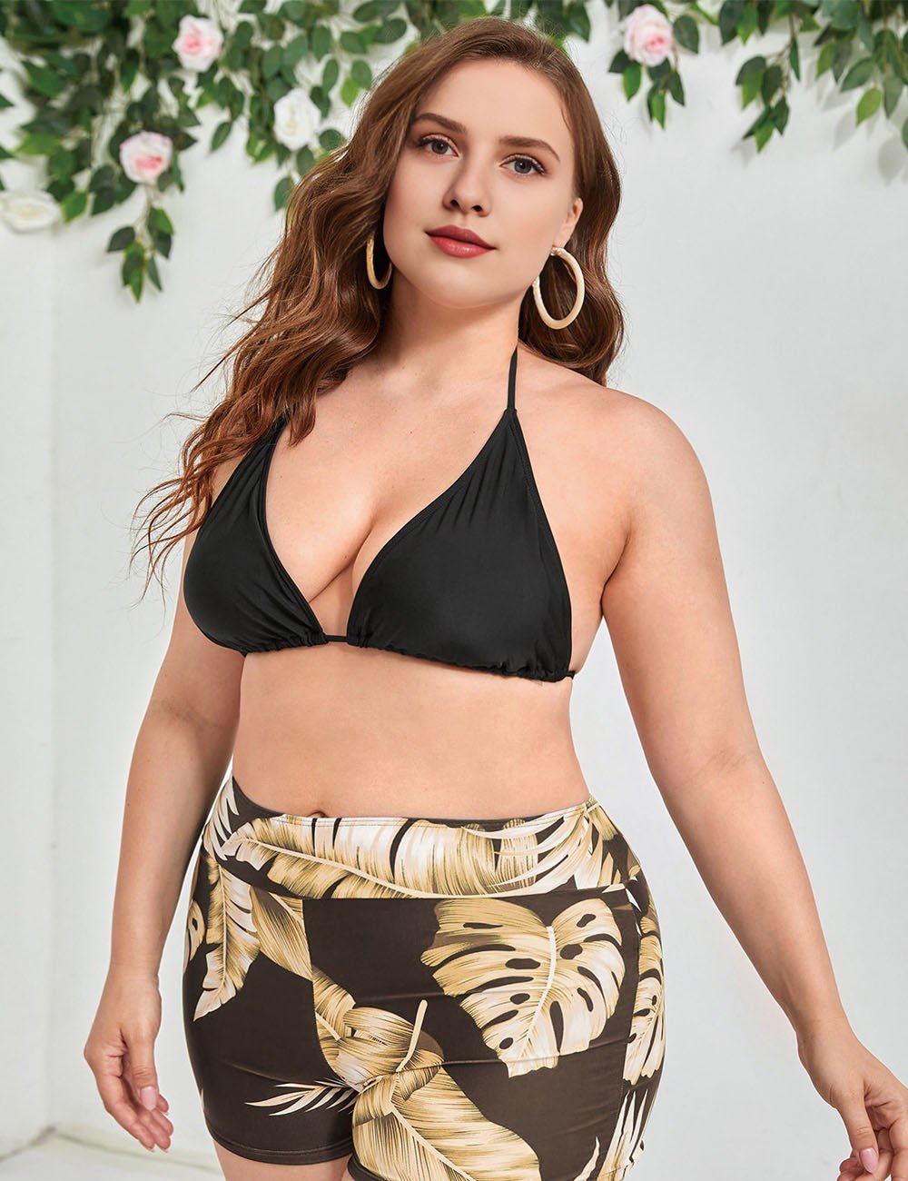 Women Plus Size Mesh Bikini Three Piece Set | PRUSES - PRUSES