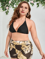 Women Plus Size Mesh Bikini Three Piece Set | PRUSES - PRUSES
