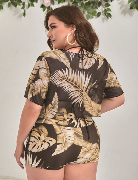 Women Plus Size Mesh Bikini Three Piece Set | PRUSES - PRUSES