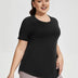 Women Plus Size Mesh Yoga Shirt Breathable Slim Sports Tops | PRUSES - PRUSES