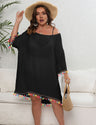 Women Plus Size Off - Shoulder Loose Cover Up | PRUSES - PRUSES