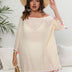 Women Plus Size Off - Shoulder Loose Cover Up | PRUSES - PRUSES