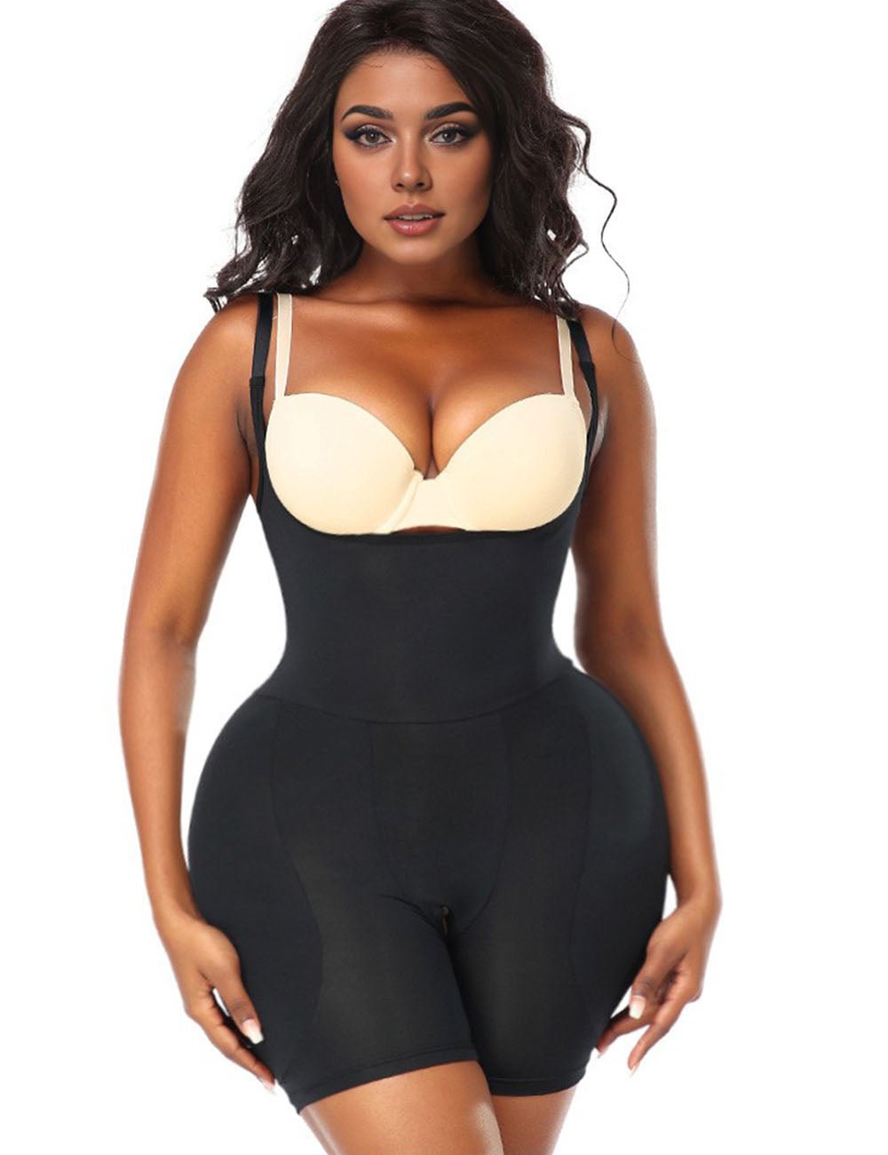 Women Plus Size Open Bust Shapewear - PRUSES
