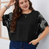 Women Plus Size Oversized Batwing Sleeve Blouse | PRUSES - PRUSES