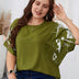 Women Plus Size Oversized Batwing Sleeve Blouse | PRUSES - PRUSES