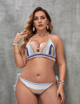 Women Plus Size Packs Crochet Ring Linked Bikini | PRUSES - PRUSES