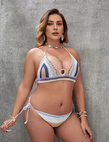 Women Plus Size Packs Crochet Ring Linked Bikini | PRUSES - PRUSES