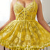 Women Plus Size Petal Lace Babydoll - PRUSES