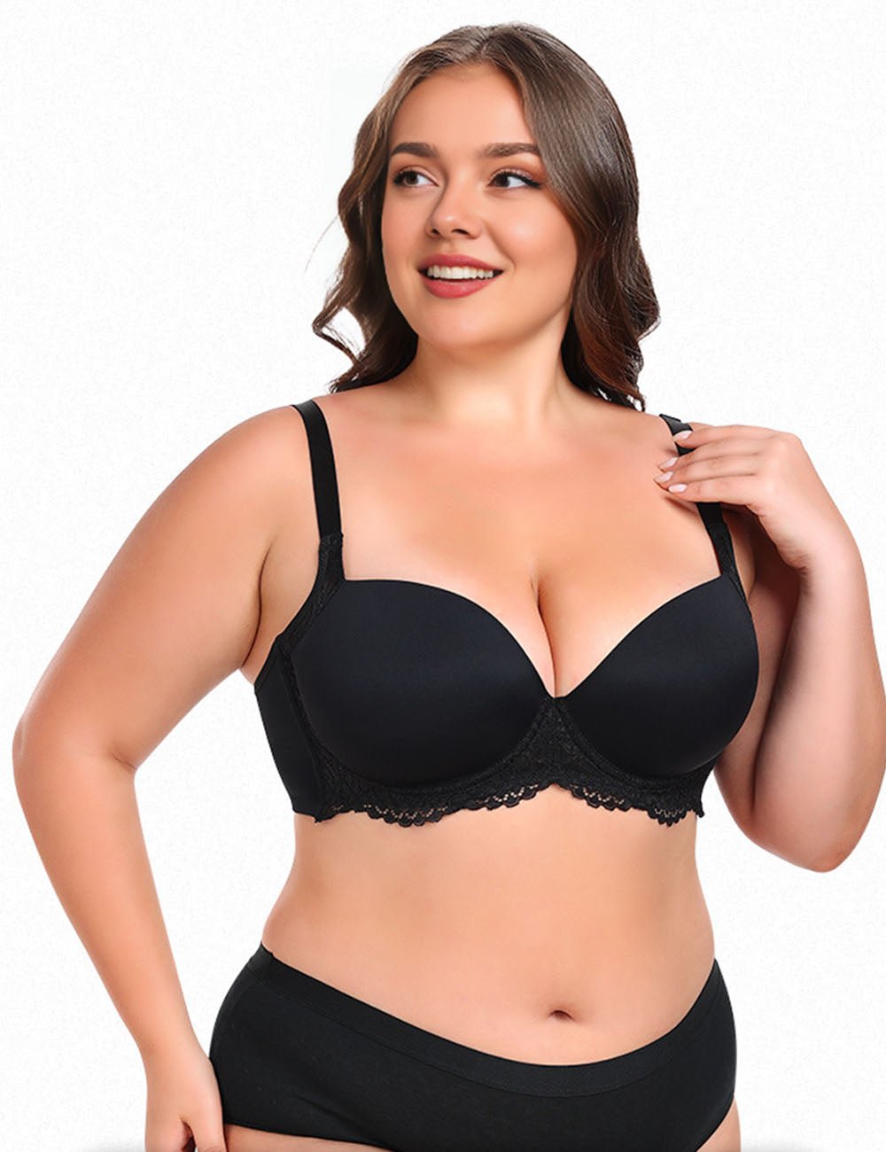 Women Plus Size Push Up Lace Padded Underwire Bras | PRUSES - PRUSES