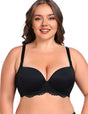 Women Plus Size Push Up Lace Padded Underwire Bras | PRUSES - PRUSES