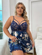 Women Plus Size Satin Babydoll Sleepwear | PRUSES - PRUSES