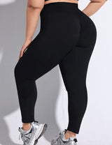 Women Plus Size Seamless Scrunch Legging Yoga Pants | PRUSES - PRUSES