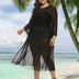Women Plus Size See - Through Mesh Dress Cover - Up | PRUSES - PRUSES
