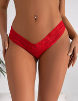 Women Plus Size Sexy Hollowed Out Panty - PRUSES