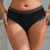 Women Plus Size Sexy Striped Cloth Lace Underwear - PRUSES