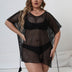 Women Plus Size Sheer Mesh Swimsuit Cover - ups | PRUSES - PRUSES