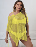 Women Plus Size Sheer Mesh Swimsuit Cover - ups | PRUSES - PRUSES