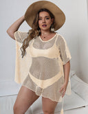 Women Plus Size Sheer Mesh Swimsuit Cover - ups | PRUSES - PRUSES