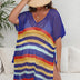 Women Plus Size Striped Knit Cover Up | PRUSES - PRUSES