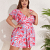 Women Plus Size Swimsuit Dress Two Piece Suit - PRUSES