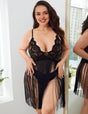 Women Plus Size Tassel Lace Babydoll | PRUSES - PRUSES