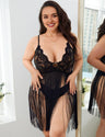 Women Plus Size Tassel Lace Babydoll | PRUSES - PRUSES