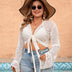 Women Plus Size Tie Front Crop Cover Up | PRUSES - PRUSES