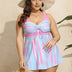 Women Plus Size Tie Front Two Piece Swimsuits | PRUSES - PRUSES