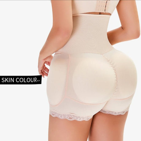 Women Plus Size Tummy Control Butt Lifter Shapewear Shorts - PRUSES