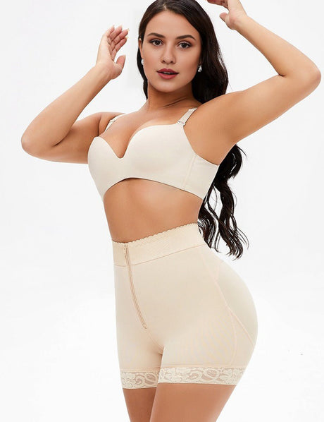 Women Plus Size Tummy Control Shapewear Shorts - PRUSES