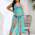 Women Plus Size Vacation Fringe Splicing Cover Up Dress | PRUSES - PRUSES