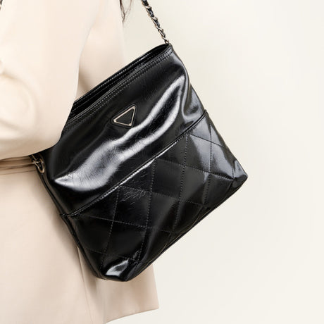women_s_black_leather_bucket_chain_bag_zipper_shoulder_bag_3