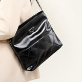 women_s_black_leather_bucket_chain_bag_zipper_shoulder_bag_7