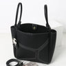 women_s_black_leather_bucket_handbag_shoulder_tote_bag_with_inner_pouch_3