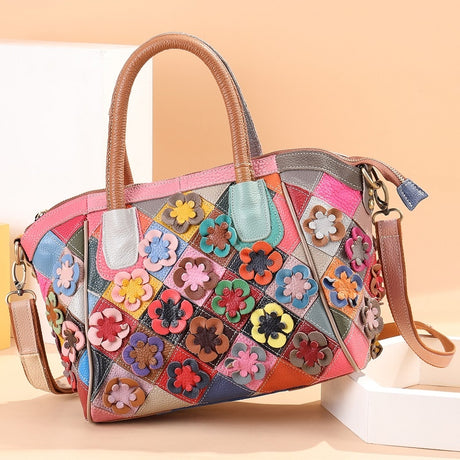 women_s_pink_flowers_leather_satchel_handbag_work_tote_bags_10