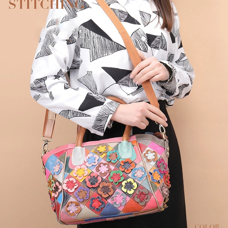 women_s_pink_flowers_leather_satchel_handbag_work_tote_bags_2