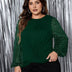 Womens Plus Size Tops Sequin Long Sleeve Blouse | PRUSES - PRUSES