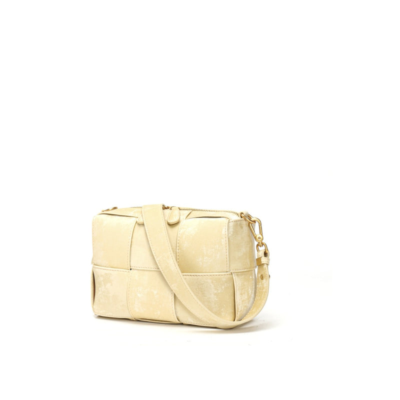 yellow_woven_leather_zipper_shoulder_square_handbags_9